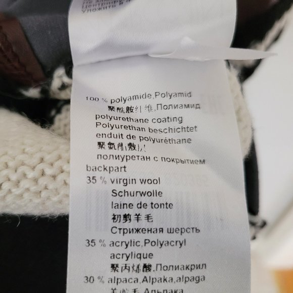 Marc Cain Faux Leather and Knit Top US 8 - Picture 11 of 12